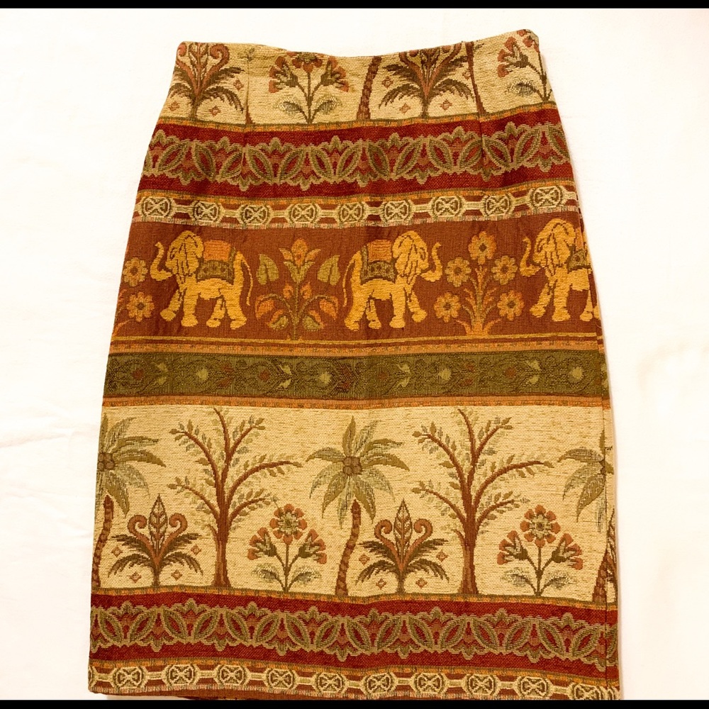 NWOT J McLaughlin tapestry skirt - 6
